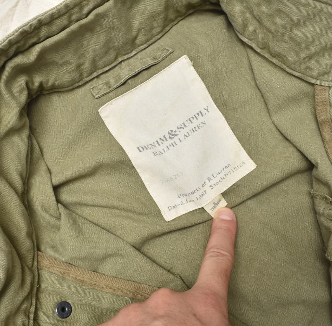 폴로 랄프로렌 데님앤서플라이 M65 야상 필드자켓 S N0714 상품이미지6