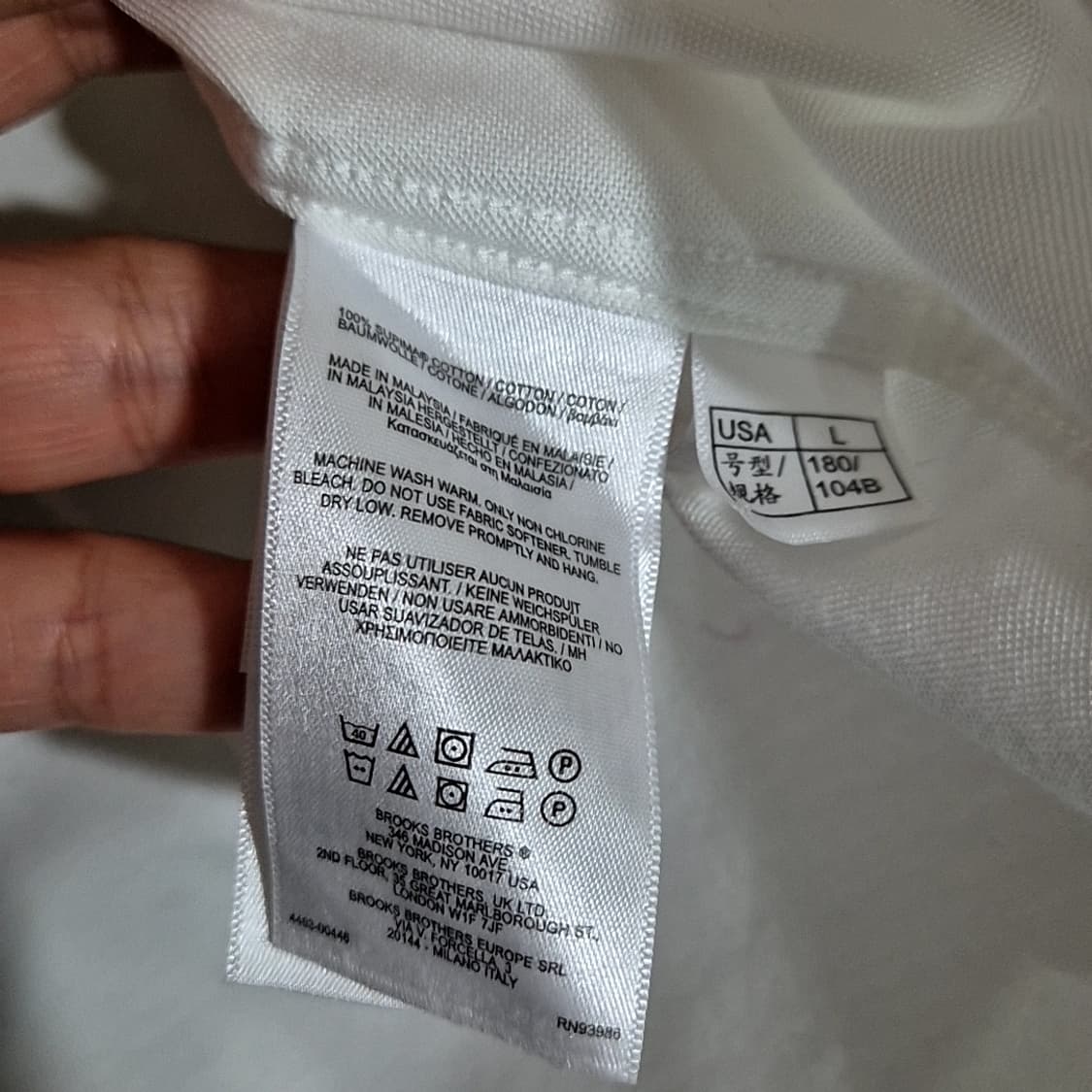 브룩스브라더스 화이트 셔츠 상품이미지6