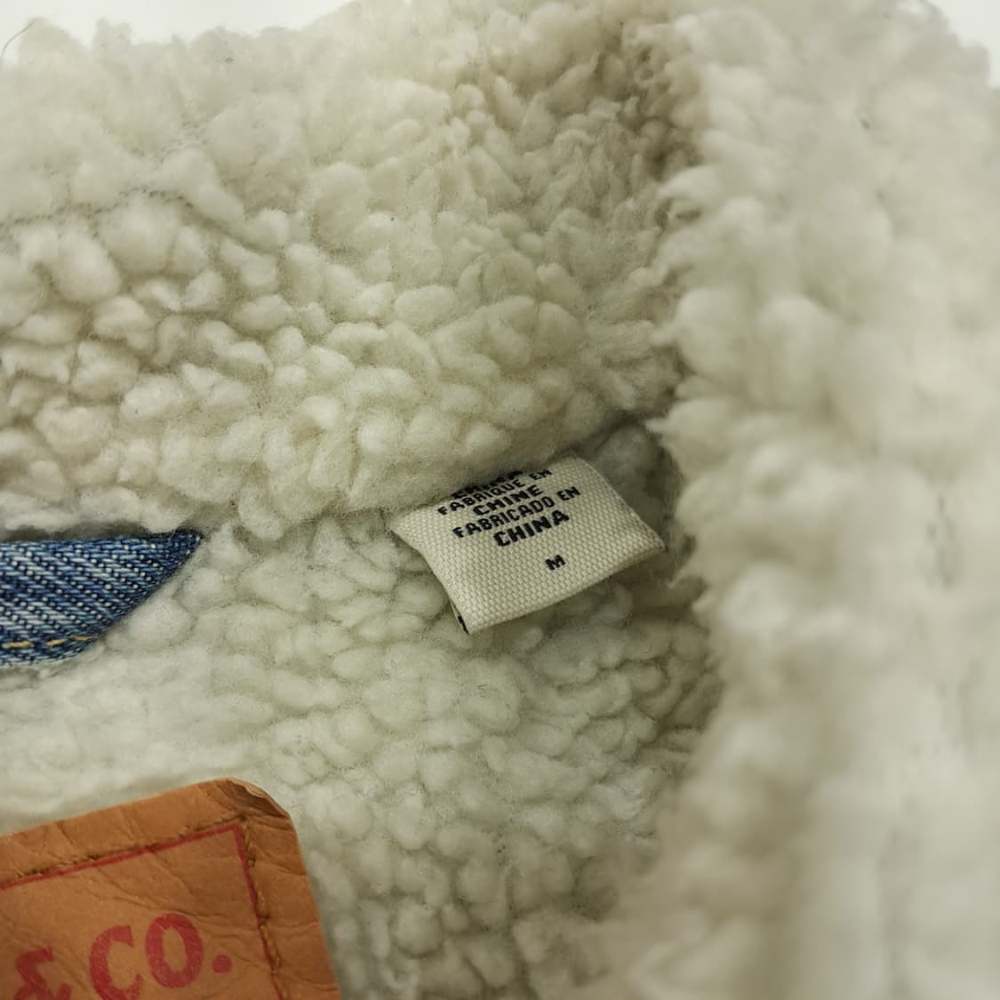 CL234 M 리바이스 셰르파 샘플 중청 트러커 자켓 상품이미지4