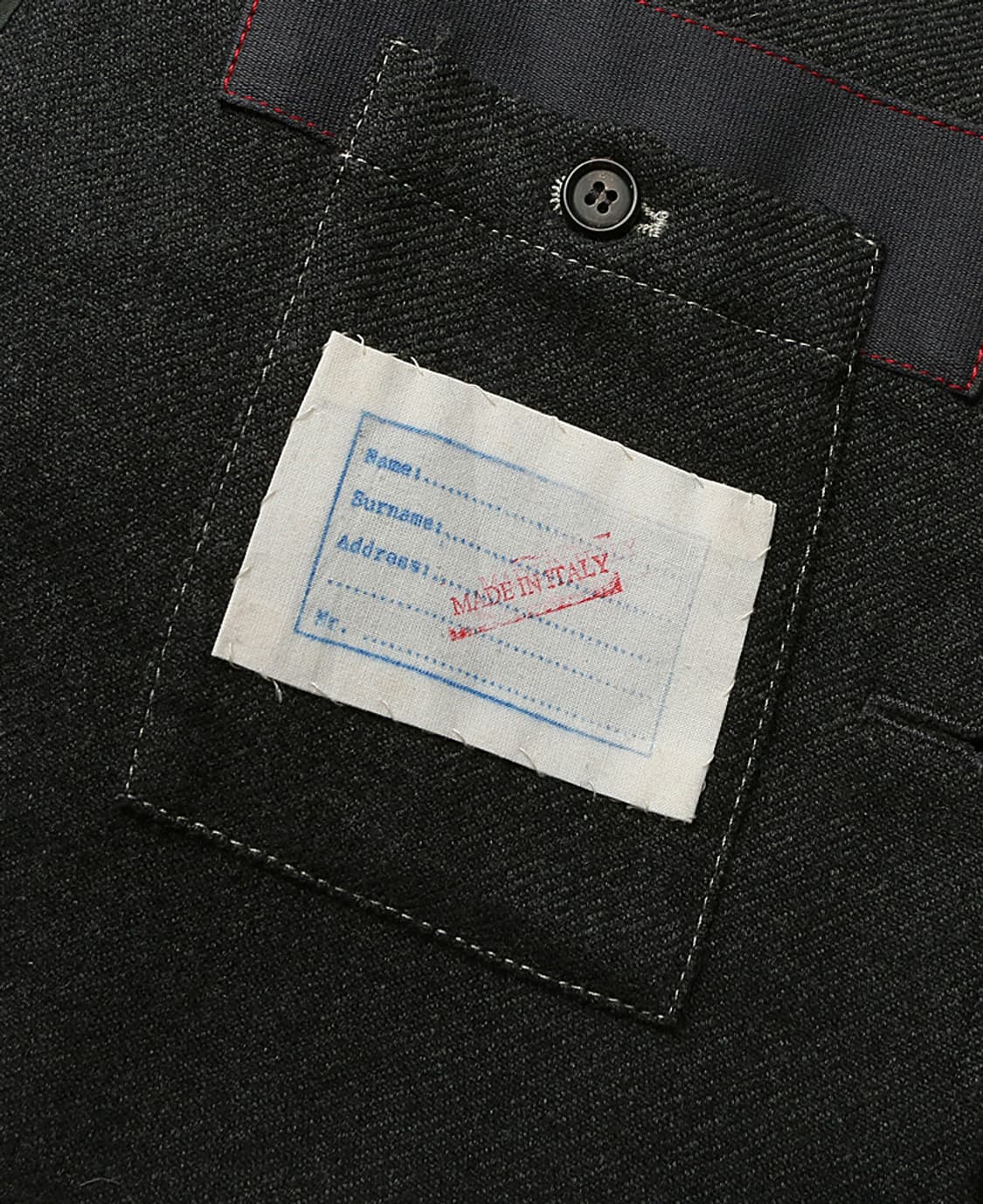 몬테도로 [Montedoro] 울 코튼 클래식 캐주얼 숏 피 코트 상품이미지5