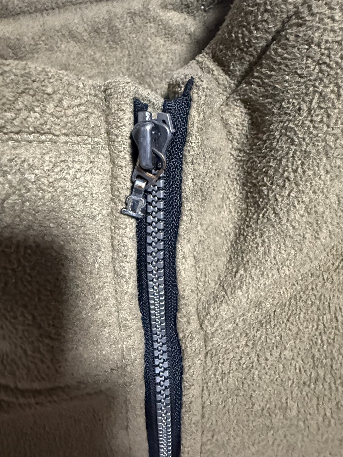 First down 플리스 자켓 카키 상품이미지3