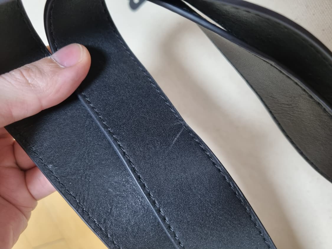 질샌더 로고 캔버스 토트백 베이지 상품이미지4