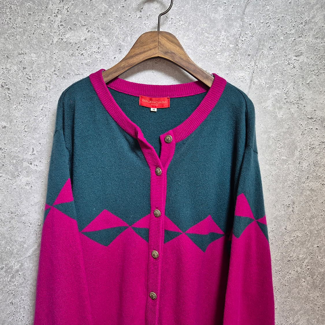 90's BALENCIAGA 발렌시아가 캐시미어 가디건 상품이미지3