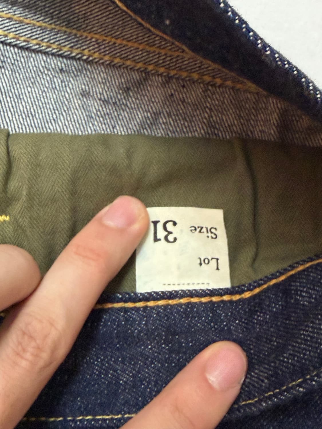 [31] 브론슨 44801 셀비지 생지 데님팬츠 상품이미지6