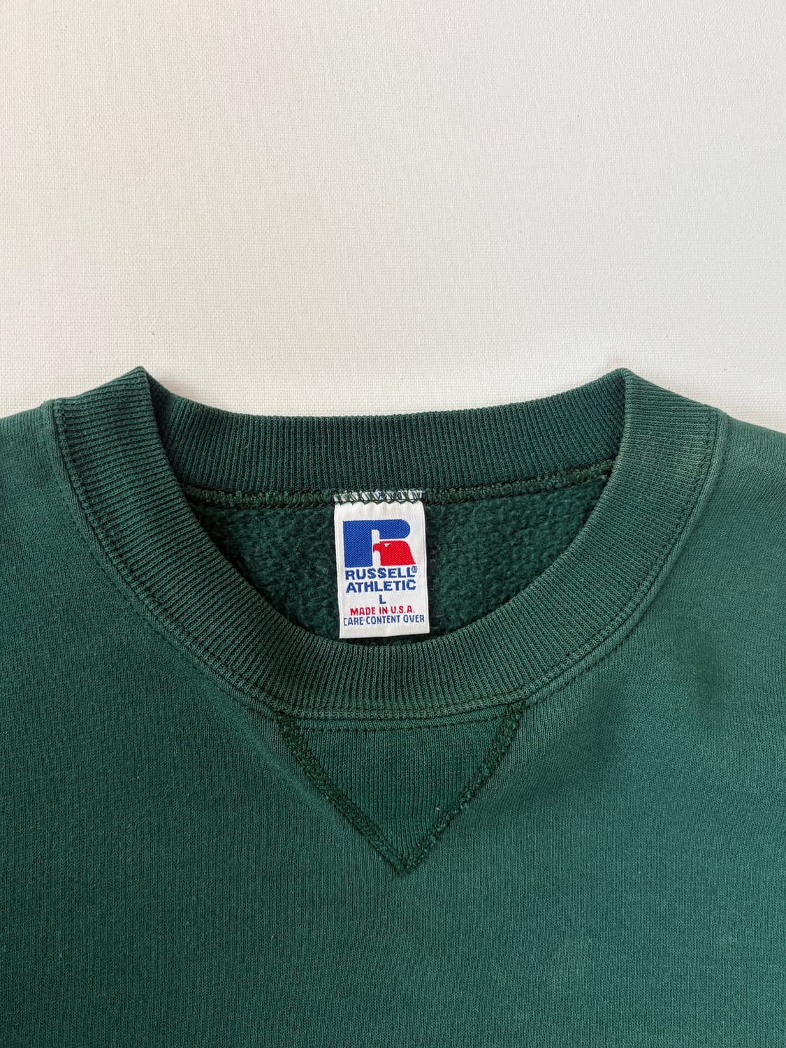 [L] 90s Russell 러셀 스웻셔츠 (그린) 상품이미지3