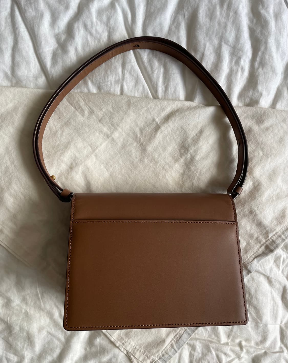 드메리엘 정품 클래식백 탄브라운 숄더백 크로스백 멀티탠브라운가방 소가죽 상품이미지3