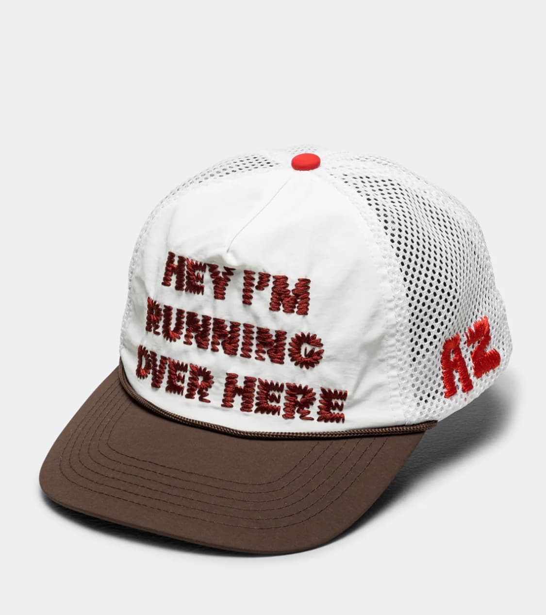 (OS) 알렉스조노 헤이 아이엠 러닝 오버 히어 트러커 캡 모자 상품이미지1