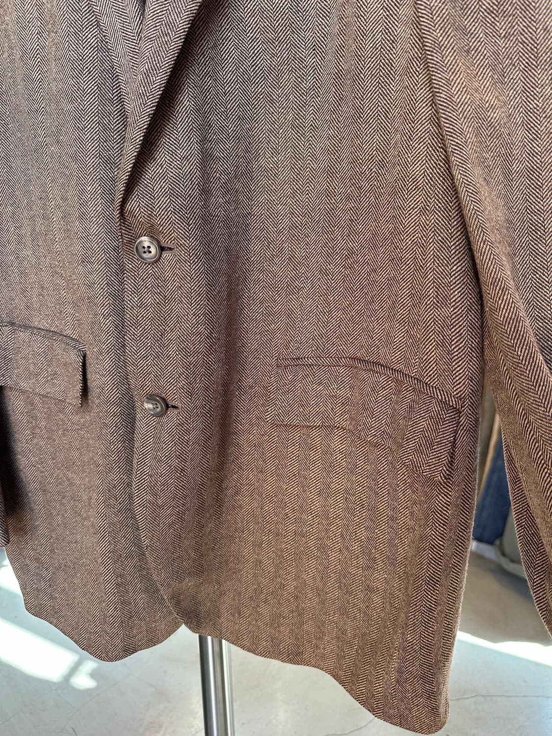 폴로 랄프로렌 울 트위드 자켓 made in italy 상품이미지4