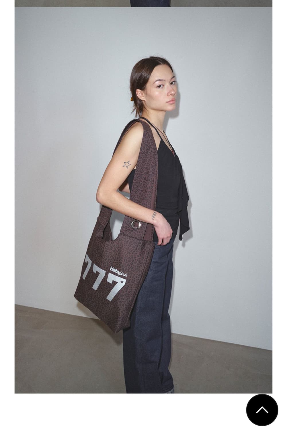 히에타 777angels bag brown leopard 상품이미지1