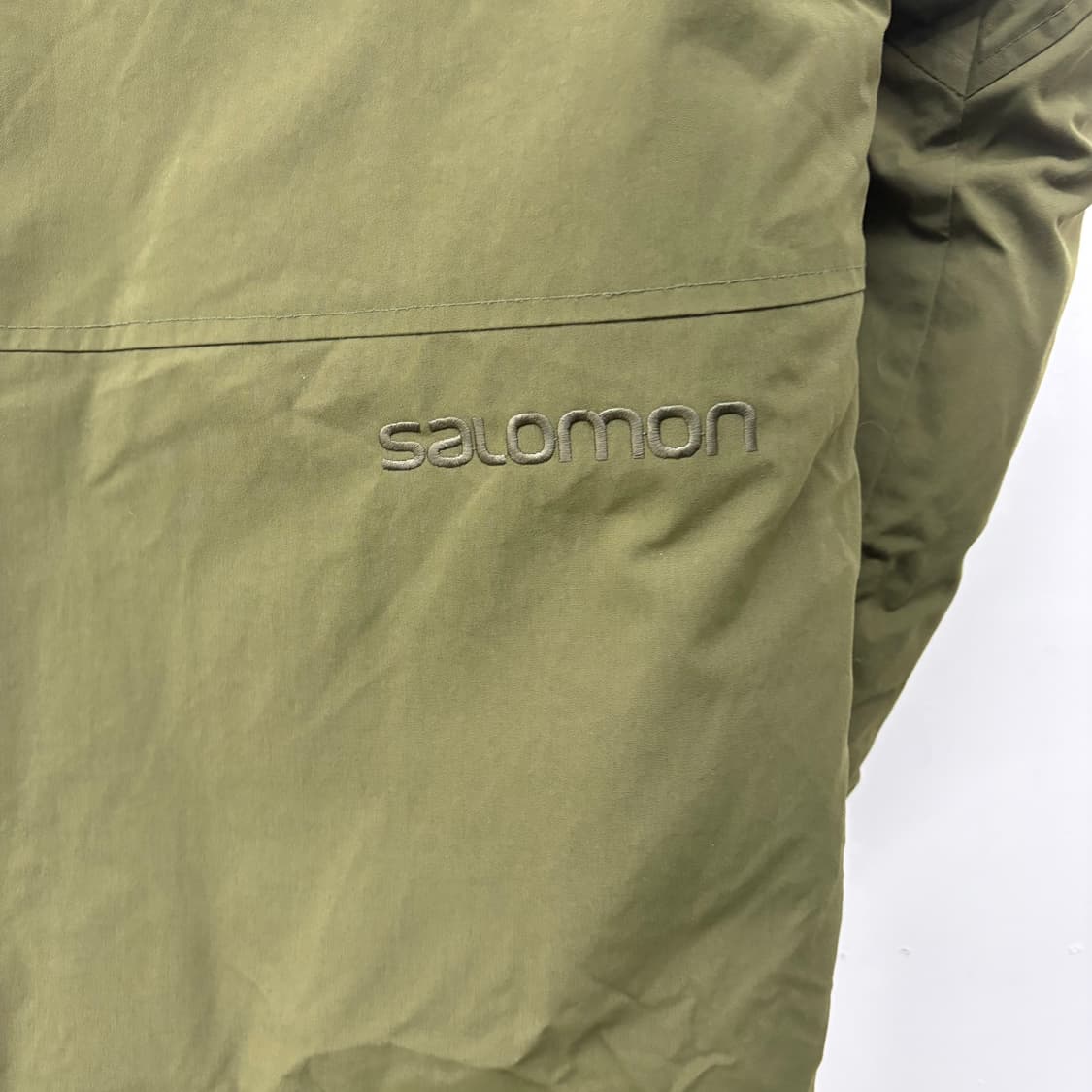 살로몬 패딩 점퍼 카키색 남/M 상품이미지7