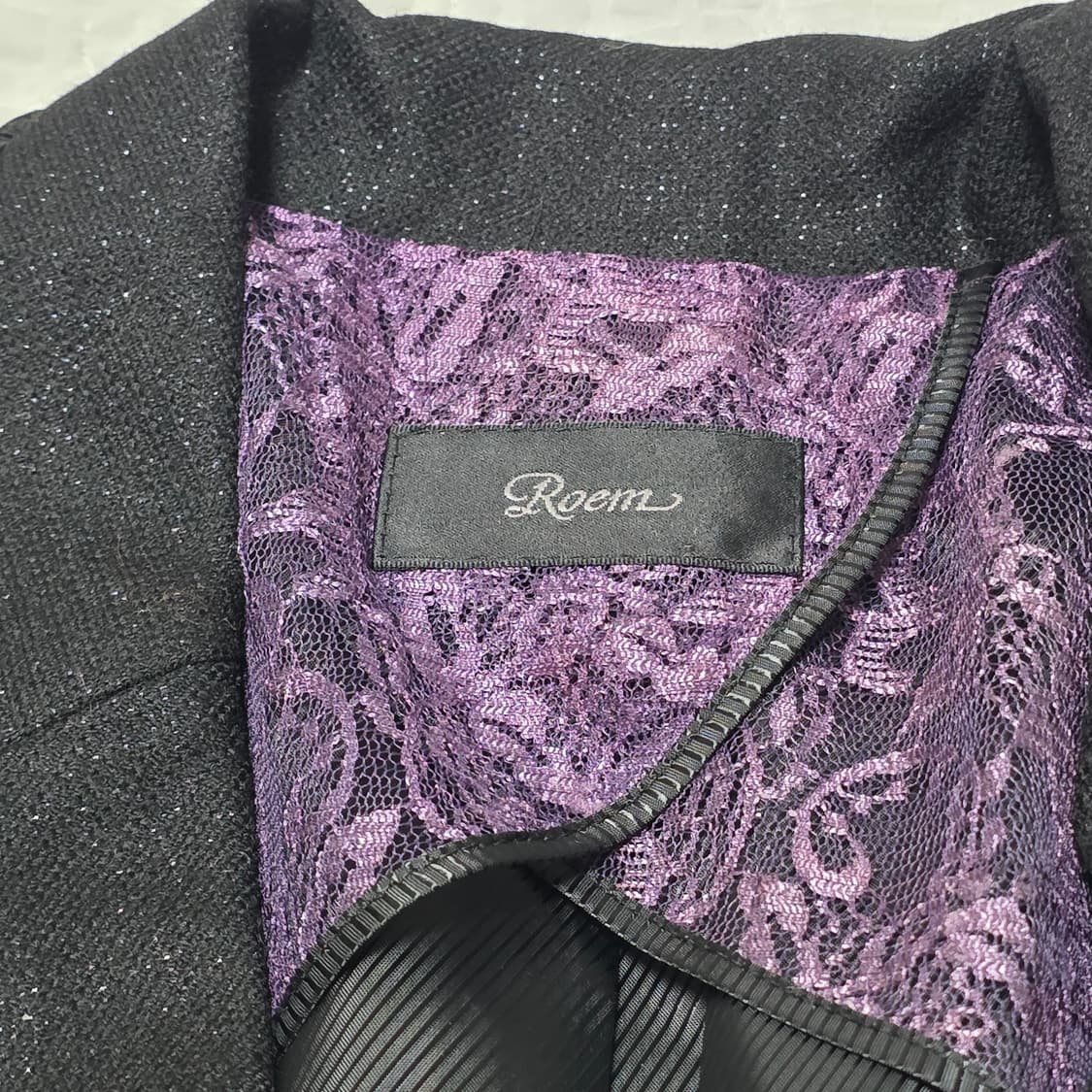 Roem) 빈티지 글리터 나나깔 오네갸루 고딕로리타 자켓마이 상품이미지4