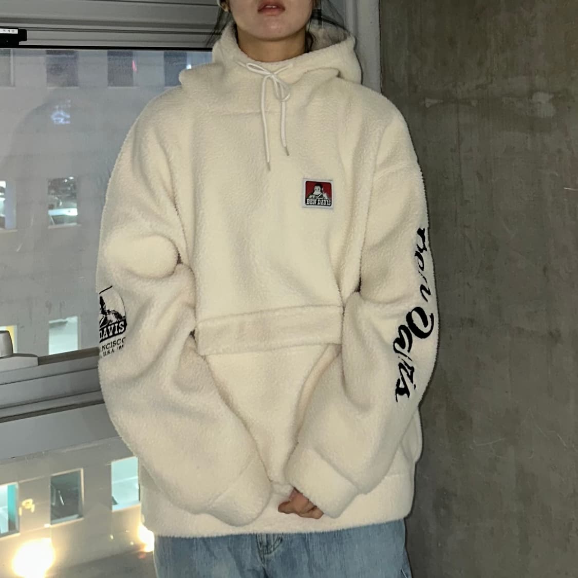 Ben Davis fleece hoodie 상품이미지3