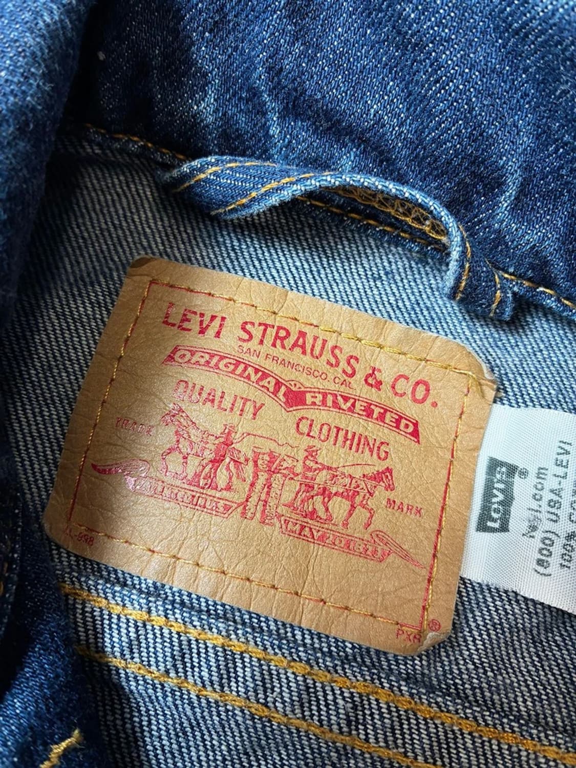 리바이스00's made in Mexico 데님 트러커 자켓 PN8545 상품이미지8