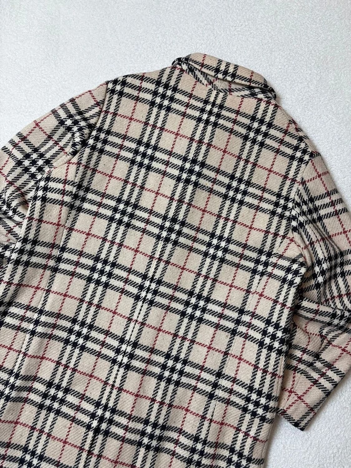 버버리 90's 노바체크 울 100% 시그니처 코트 PN6598    상품이미지7