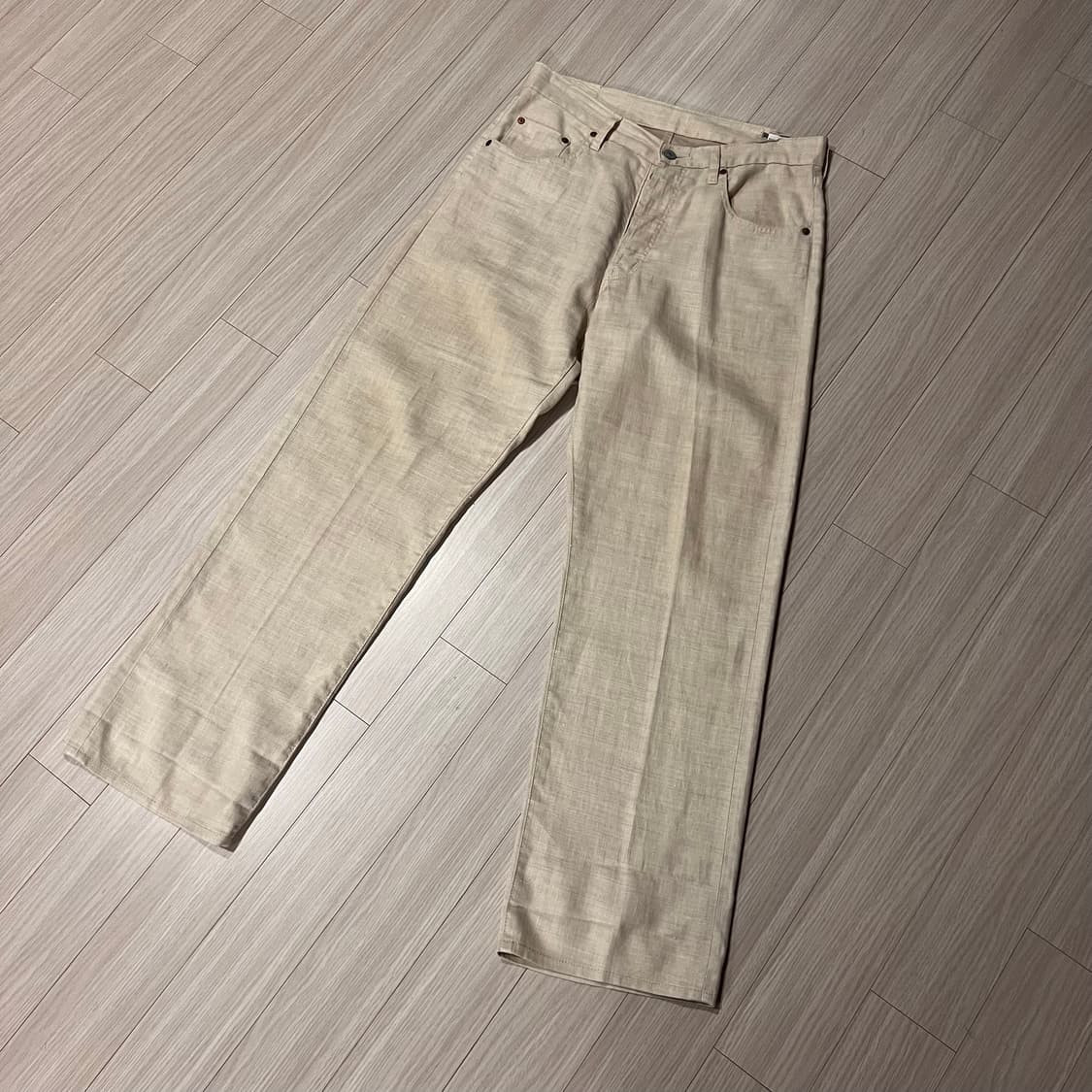 Bartack linen dungarees 30 상품이미지1