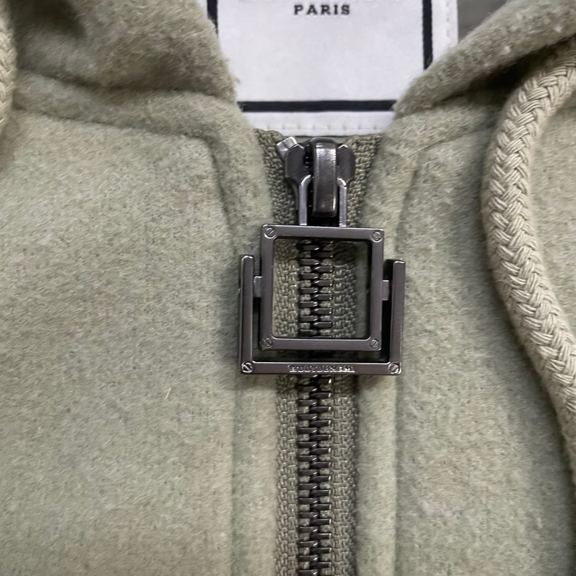 우영미 Wooyoungmi 플리스 후드 자켓 민트그린 상품이미지4