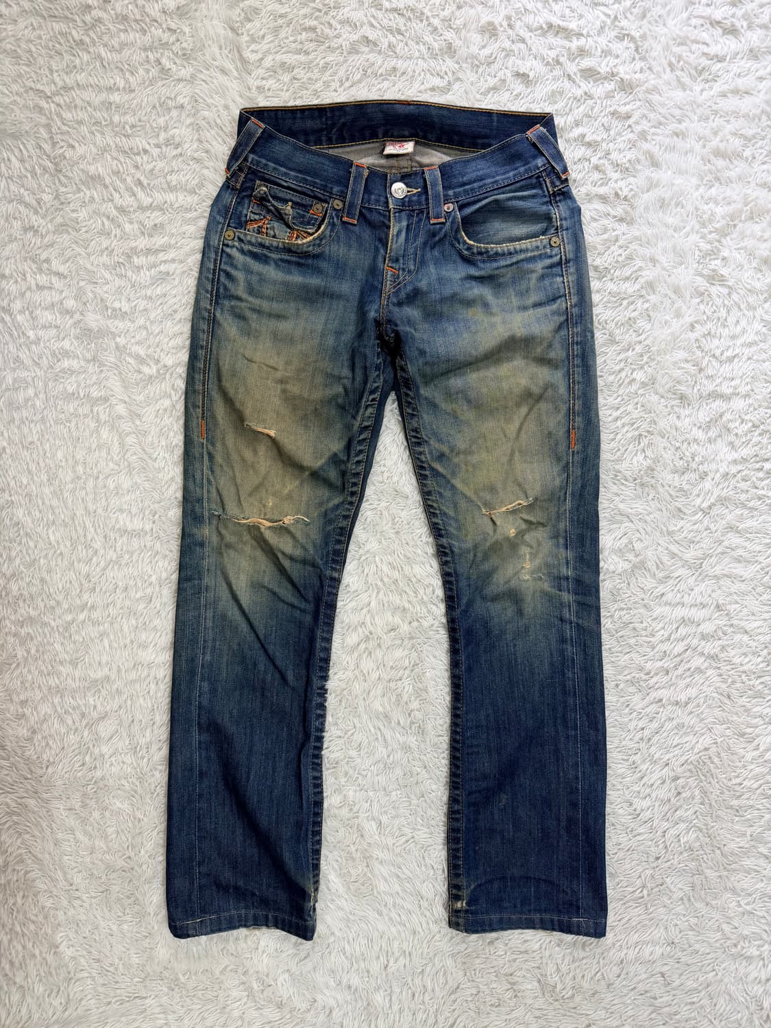 정품 트루릴리전 (True Religion) 스트레이트 진 - 빈티지 워 상품이미지3