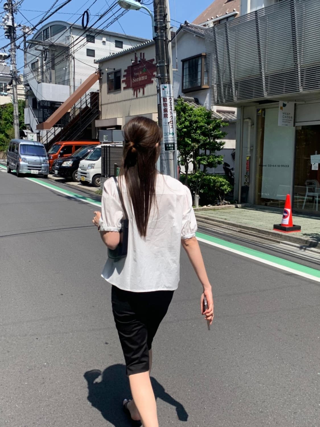 르모어 레이스 퍼프 블라우스 상품이미지4