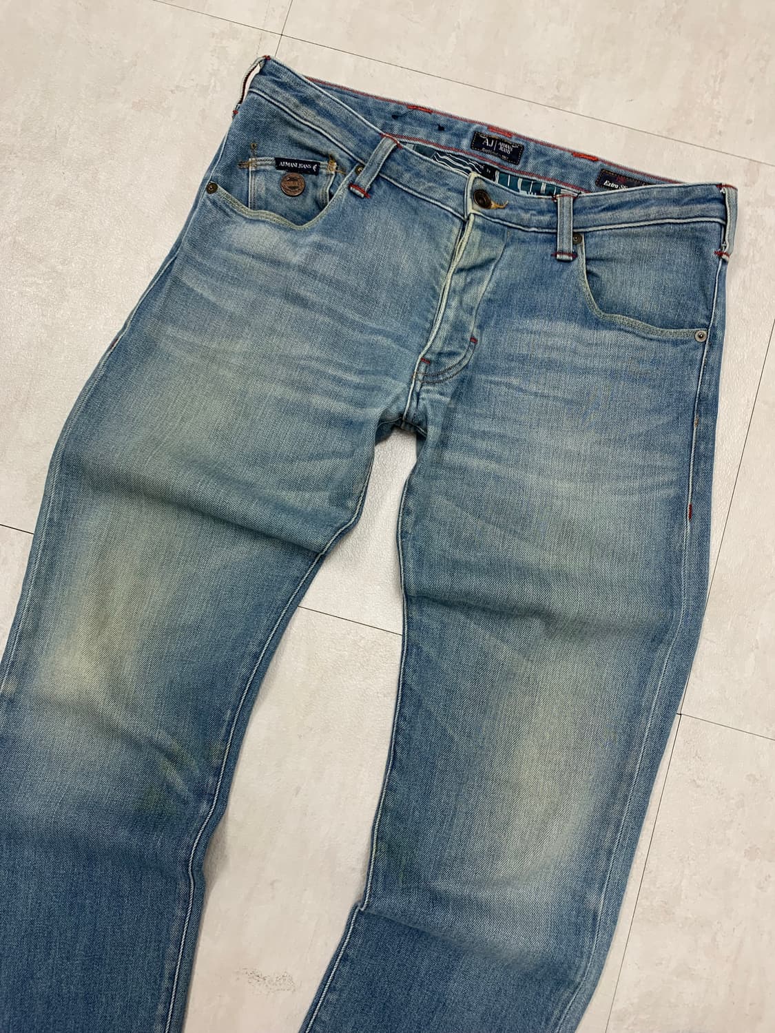 아르마니 진스 워싱 데님 팬츠 #657 상품이미지2