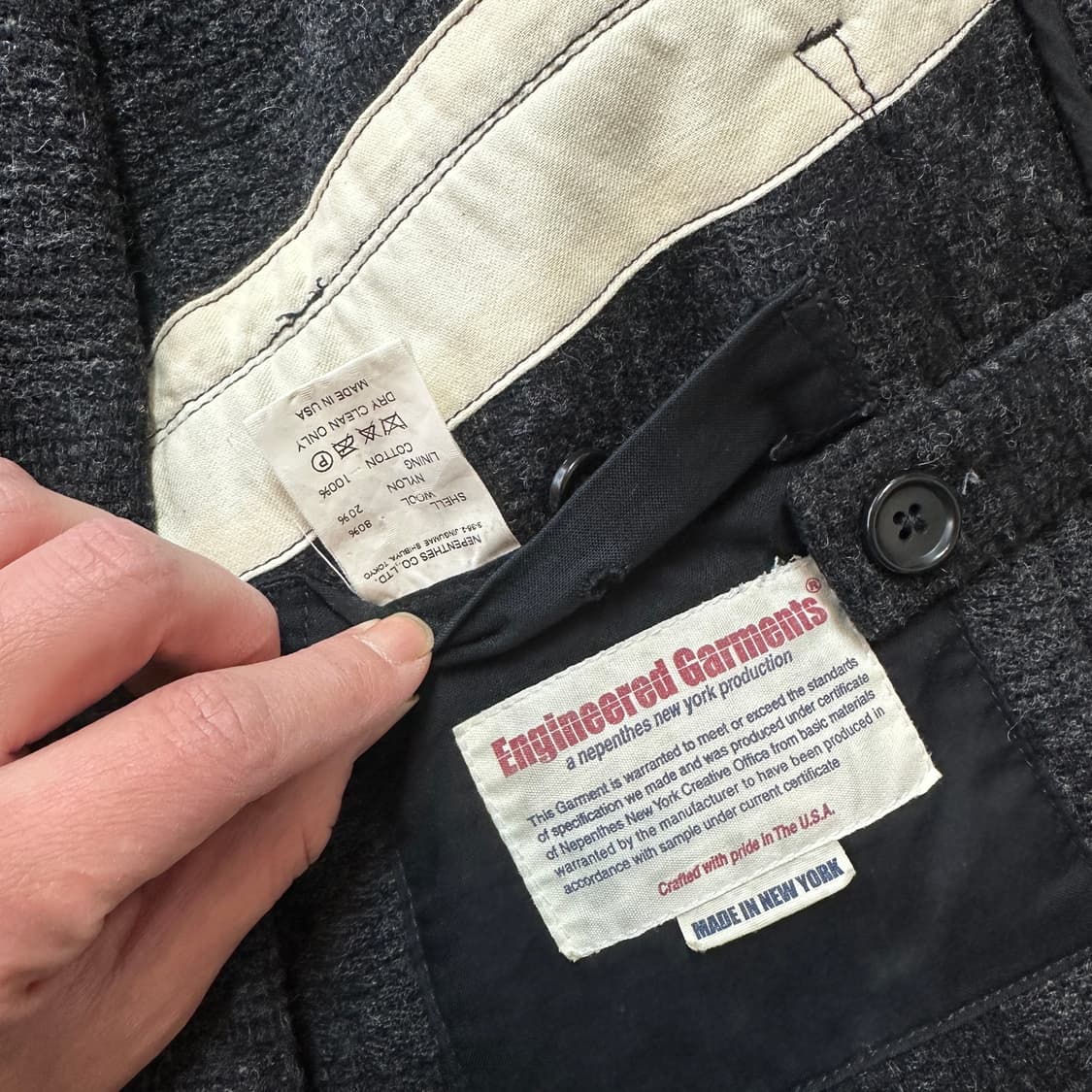 FWK 엔지니어드 가먼츠 아가일 울 더플 코트 2 상품이미지9