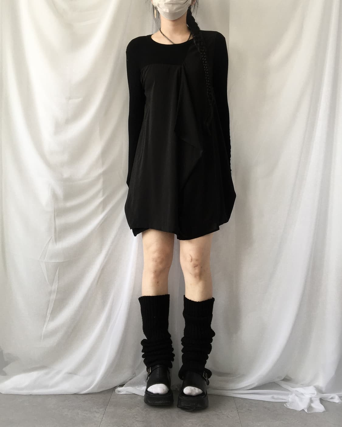 Drape point onepiece 상품이미지1