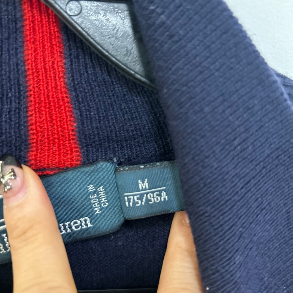 폴로 반집업 니트[1720] 상품이미지9