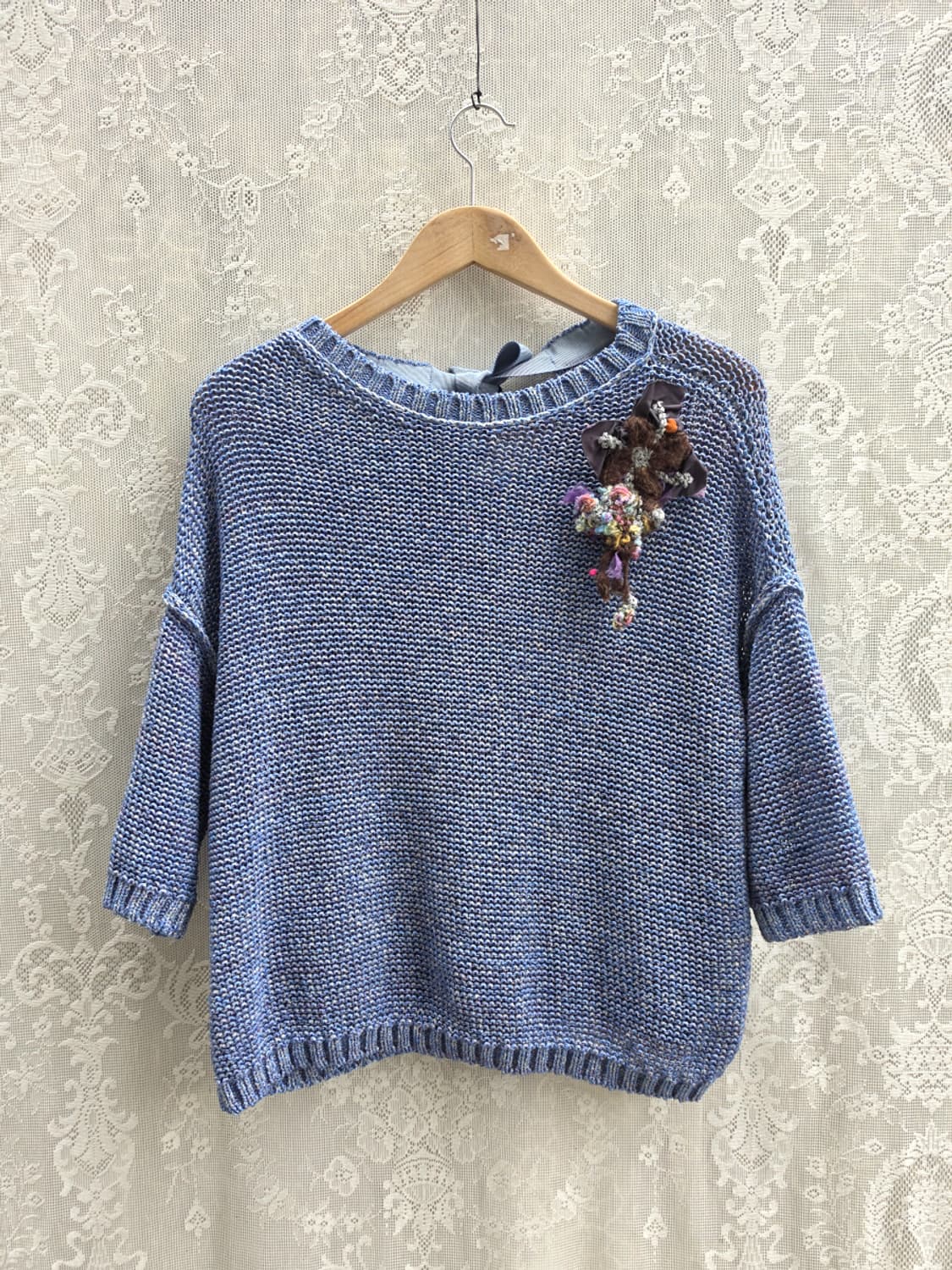 마렐라 여름 반팔 니트 상품이미지1