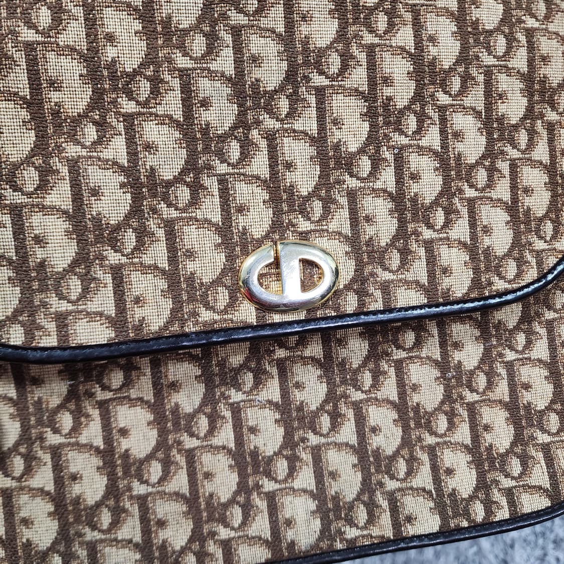 크리스찬디올 자카드 빈티지 숄더백 상품이미지6