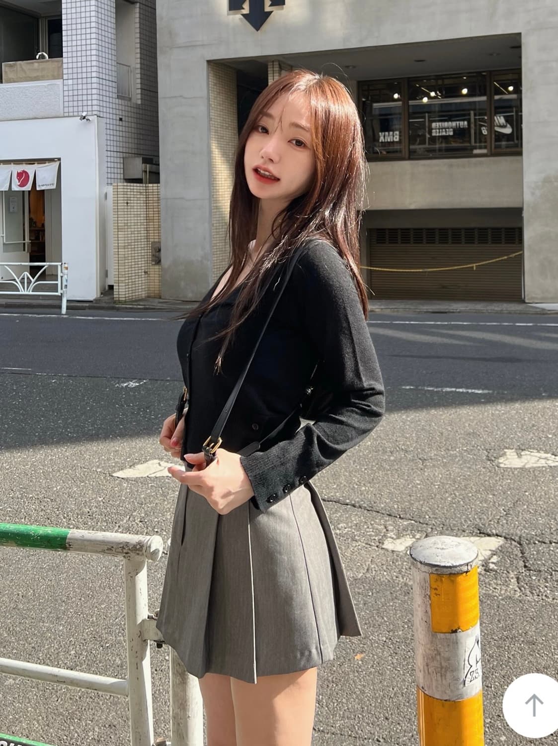 카인다미 울 가디건 - 블랙 상품이미지3