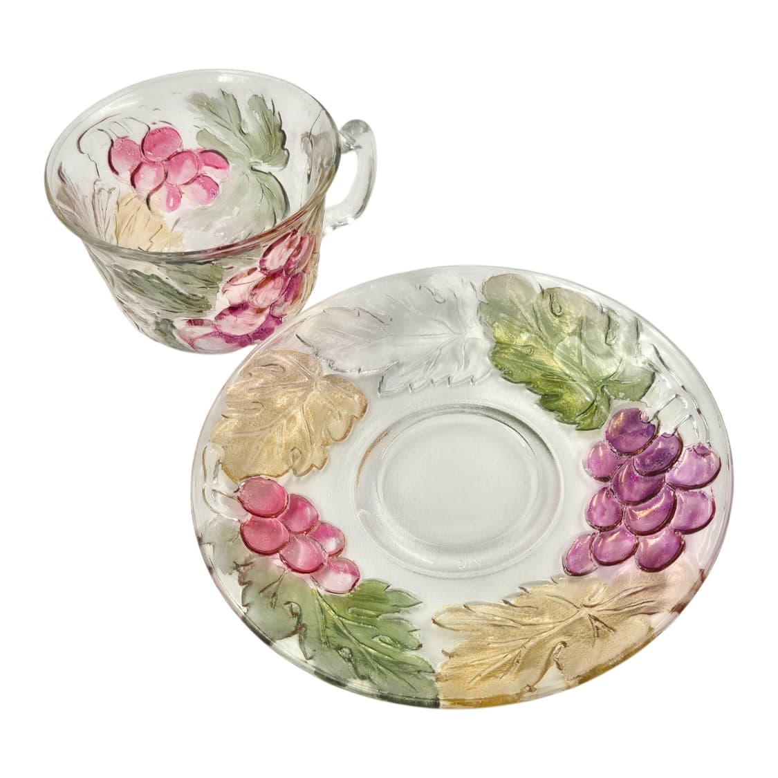 80s 오츠카 컬러 포도 잎사귀 세트 1p 상품이미지2