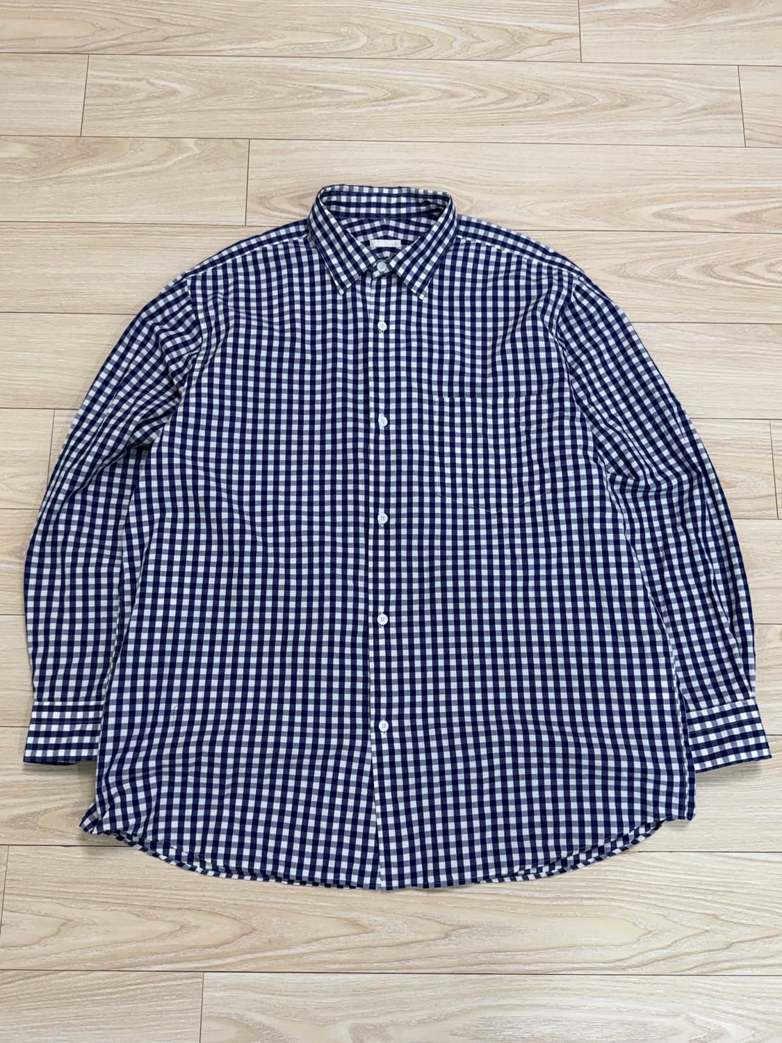 코모리 깅엄 체크 셔츠 3 상품이미지1