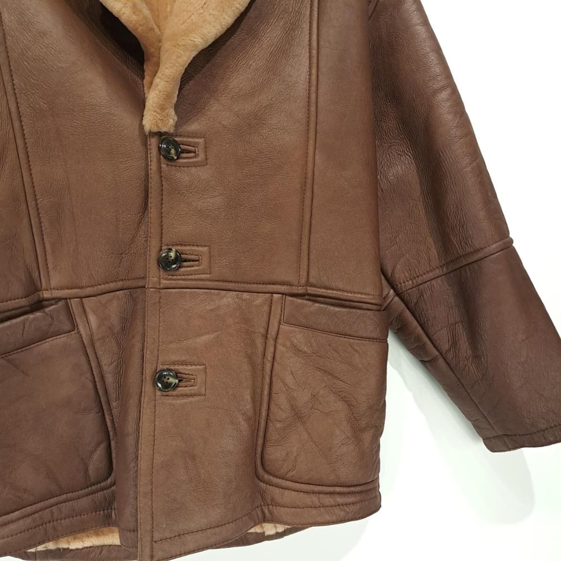 M-L 재팬 핸드메이드 양가죽 양털 무스탕 (CS381) 상품이미지2