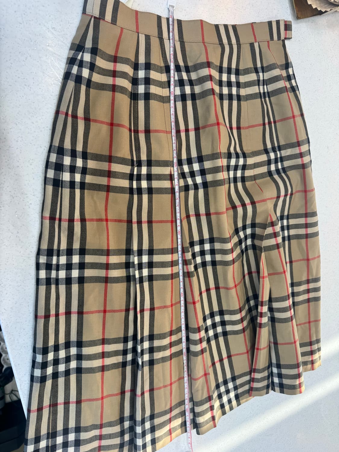 버버리 노바체크 치마 25인치 상품이미지3