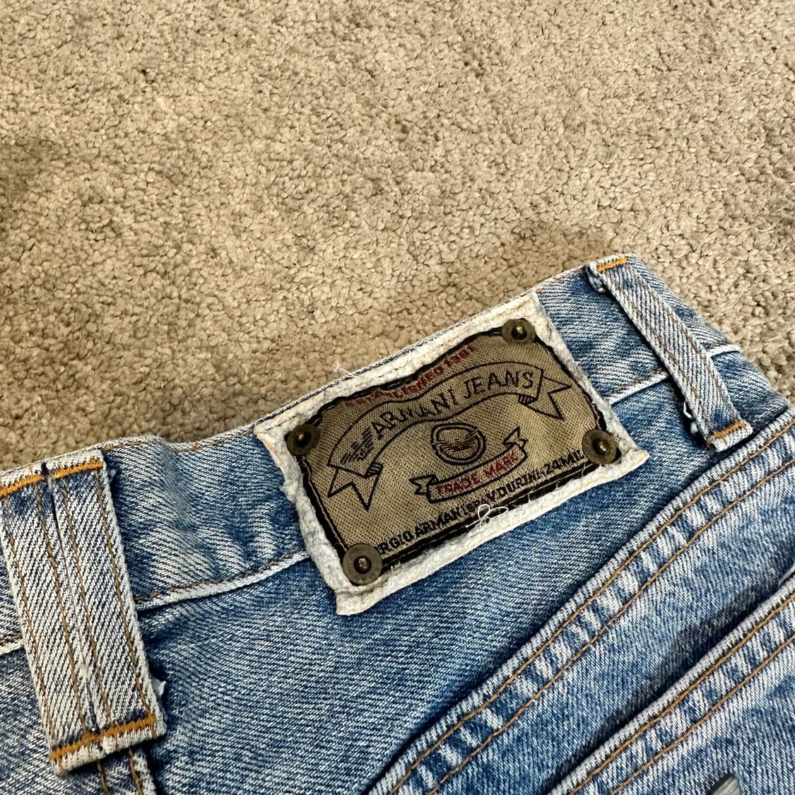 아르마니 아르마니진 연청 데님 팬츠(30) 상품이미지7