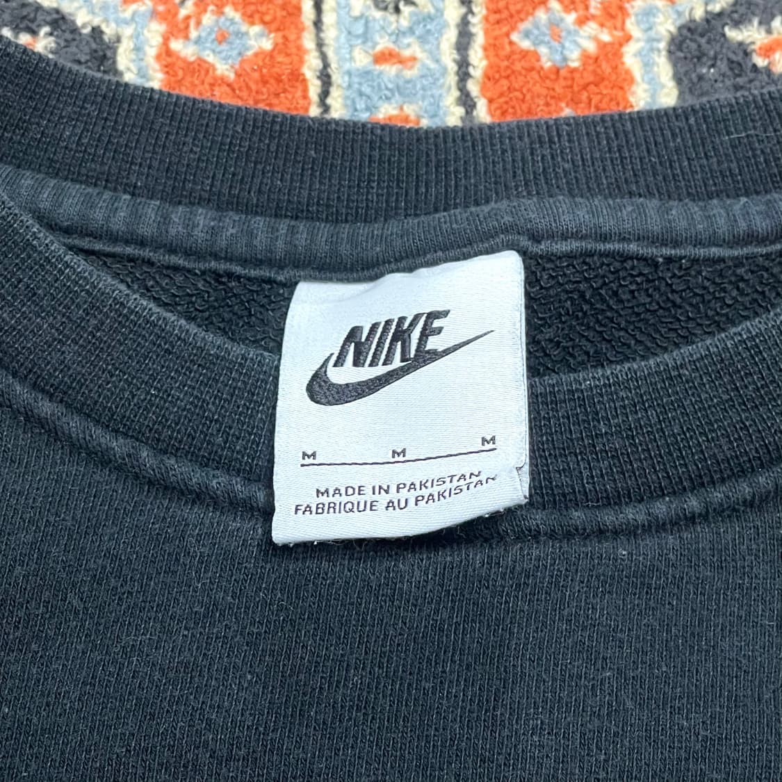 나이키 멀티로고 블랙 맨투맨 여성M 상품이미지3