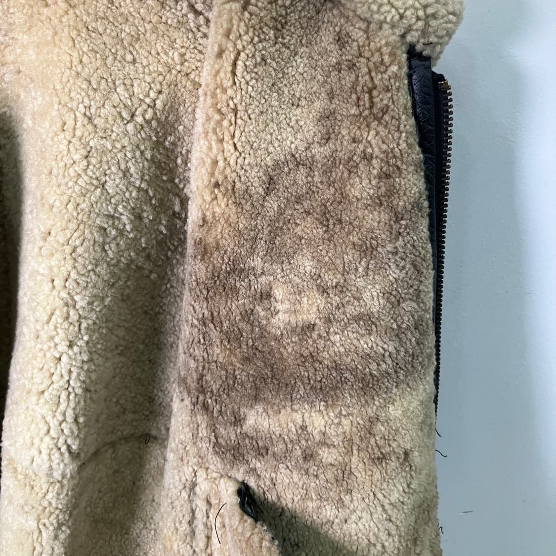 US B-3 양가죽 무스탕 자켓  상품이미지8