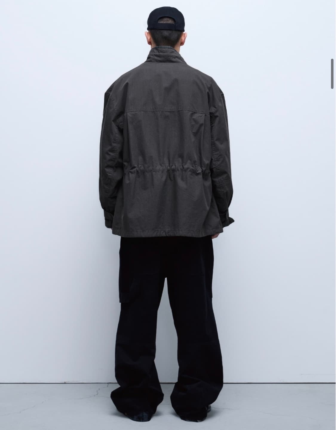 [XL] ETCE 이티씨이 스트랩 필드 자켓 차콜 상품이미지8