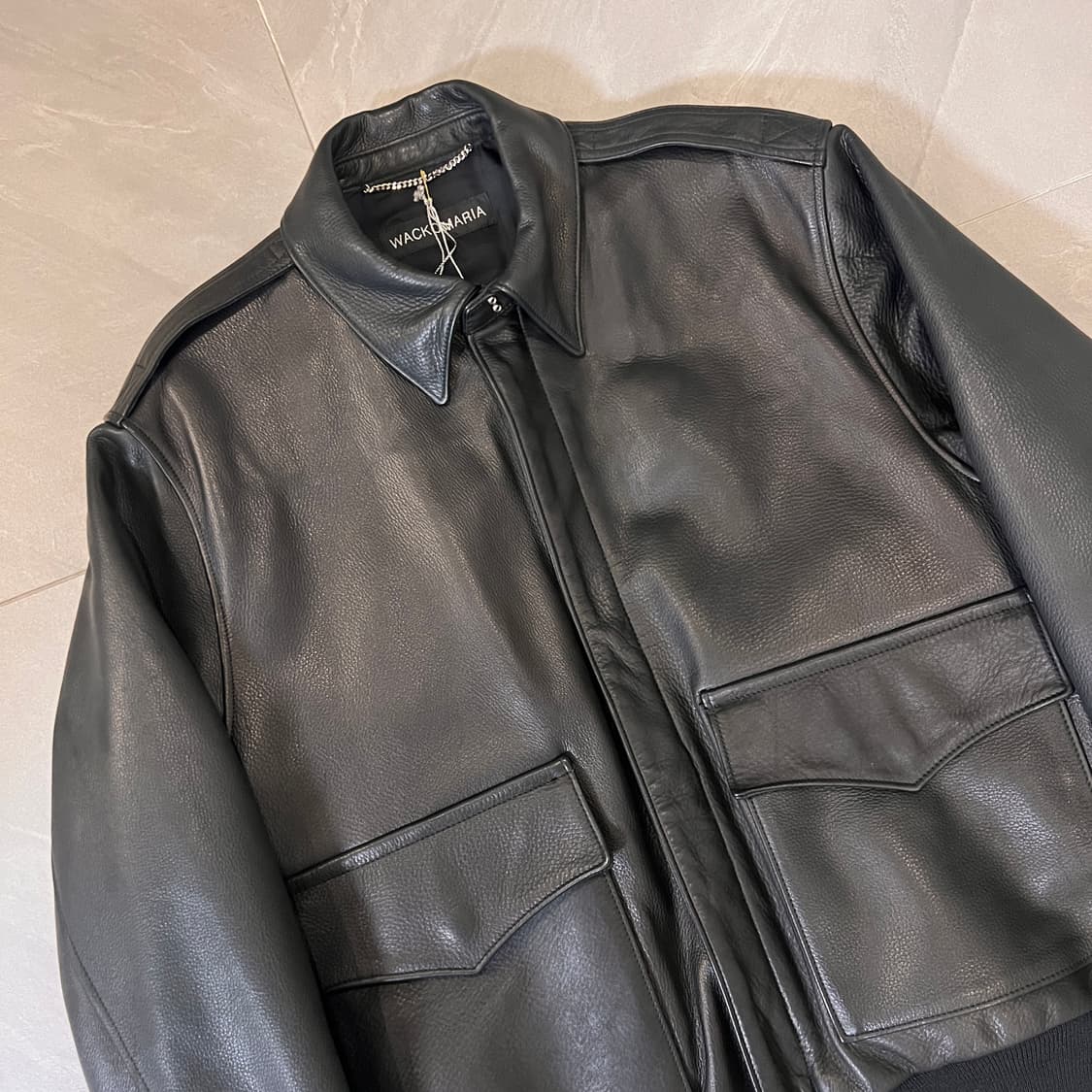 와코마리아 / 24FW A-2 가죽자켓 / M 상품이미지7