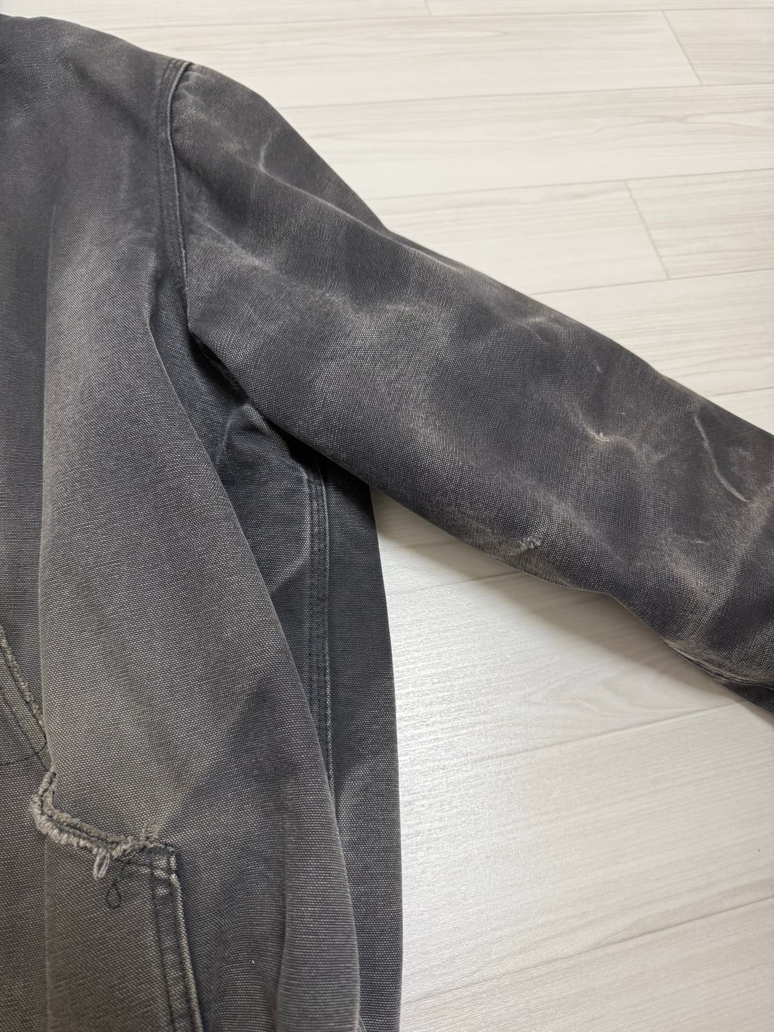 빈티지 칼하트 자켓 블랙색상 XL 상품이미지4