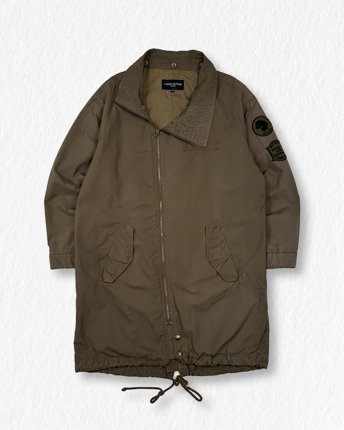 코데즈컴바인 언발란스 피쉬테일 야상 상품이미지1