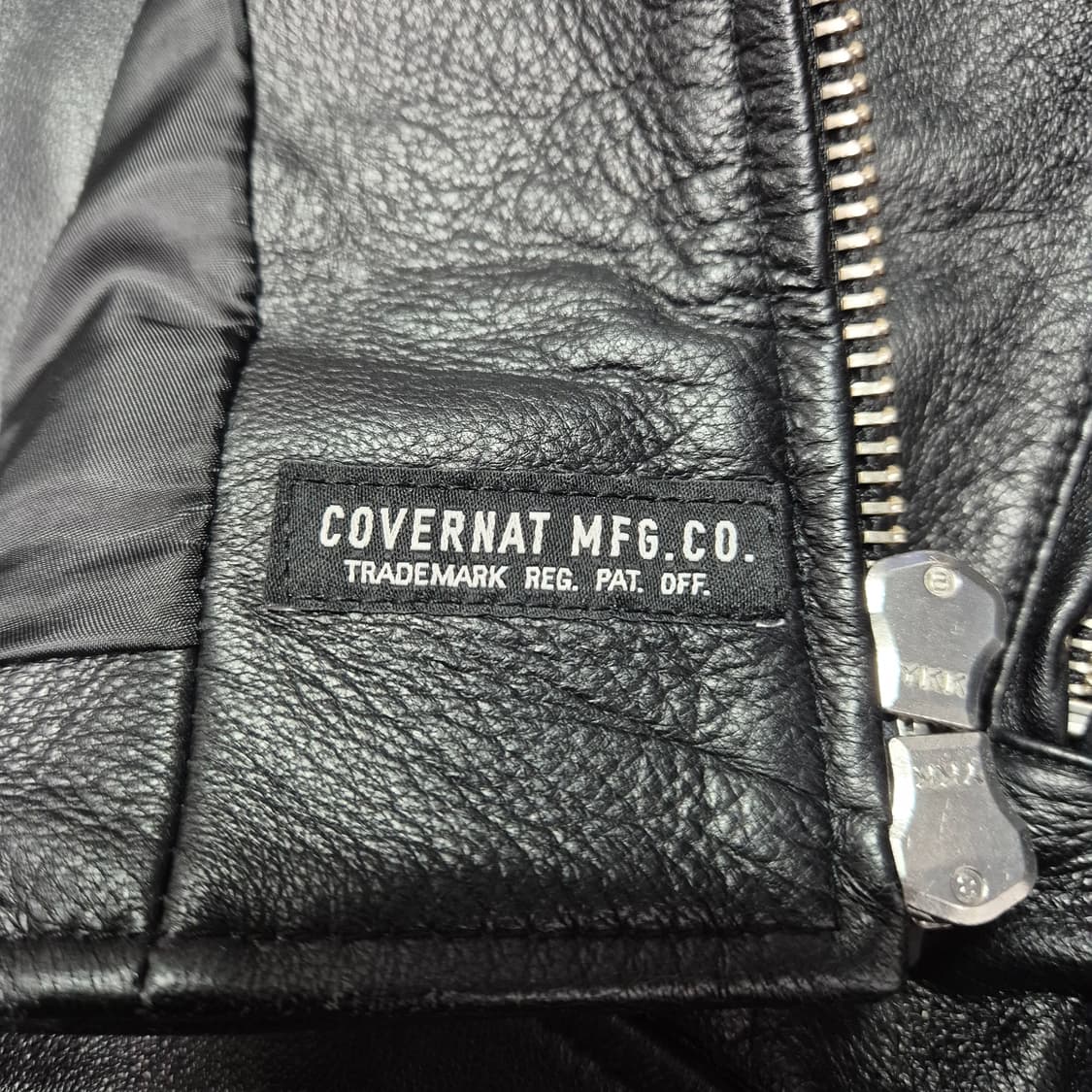 [베스트 상품🔥] 커버낫 블랙 투웨이 레더자켓 상품이미지6