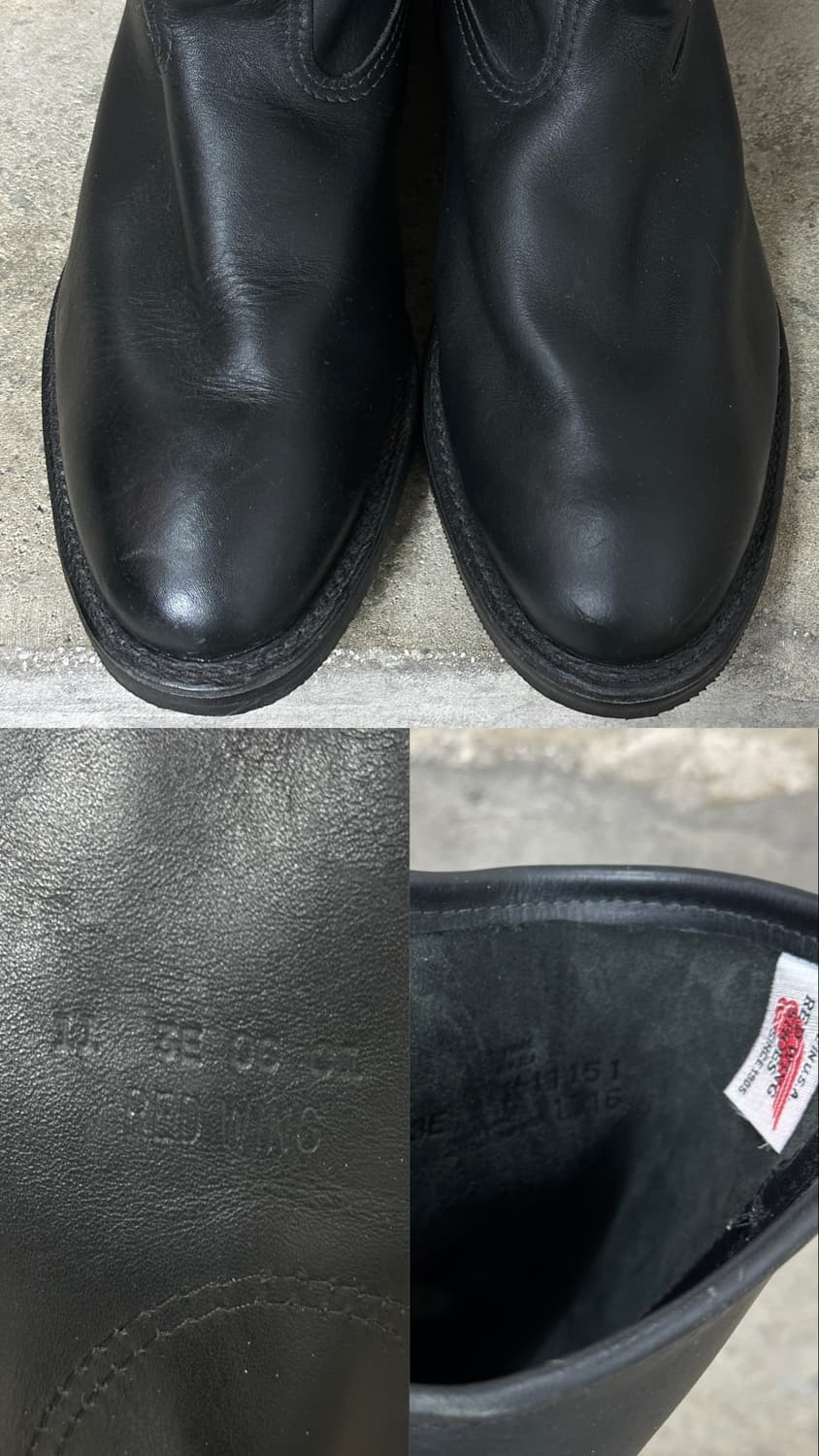 90's OG USA Made 레드윙 1115 페코스 웨스턴 부츠 상품이미지9