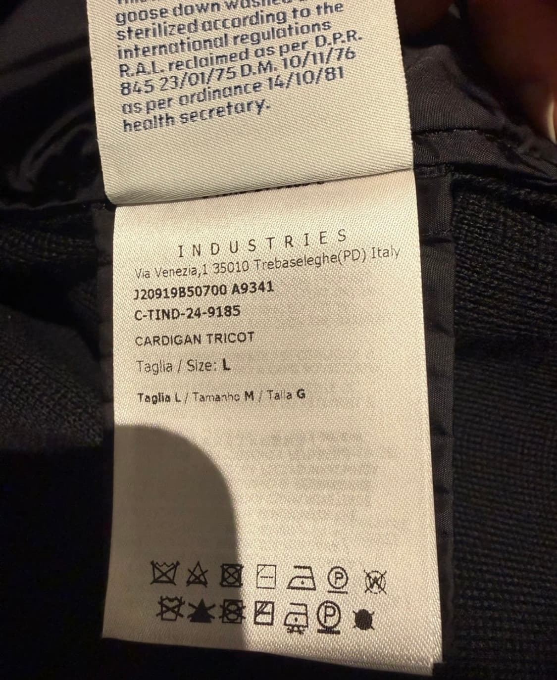 몽클레어 24fw 니트패딩 가디건 L 상품이미지4