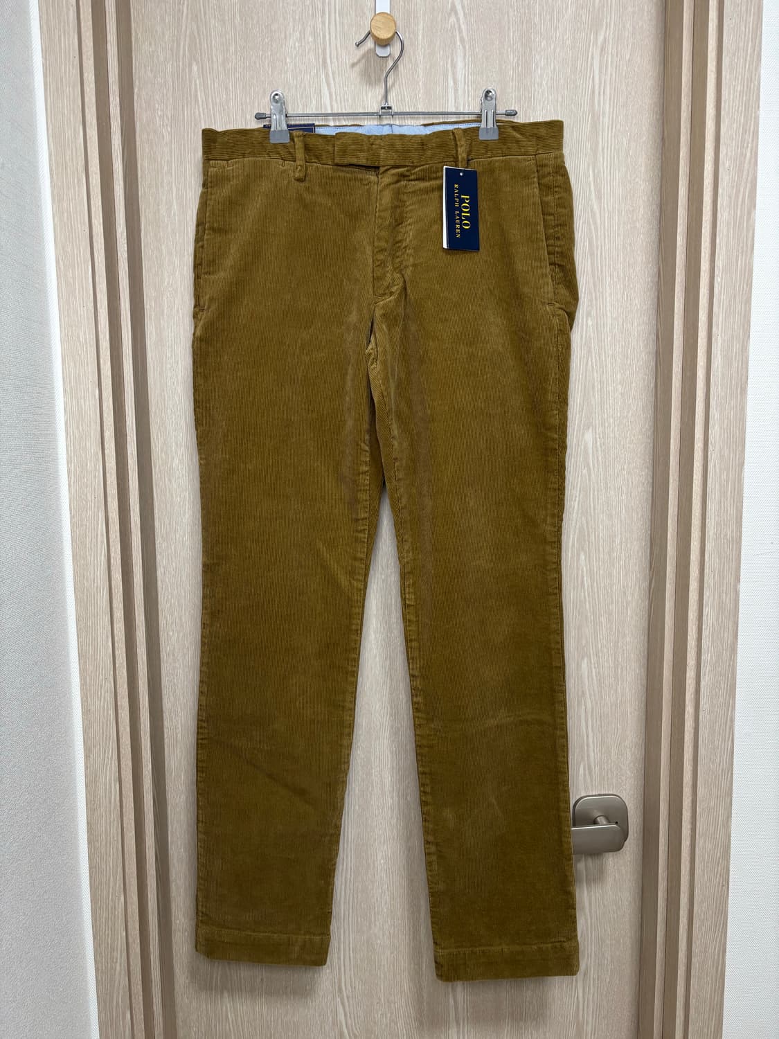 새상품)폴로 스트레치슬림핏 코듀로이 팬츠31"/베이지카키 상품이미지1