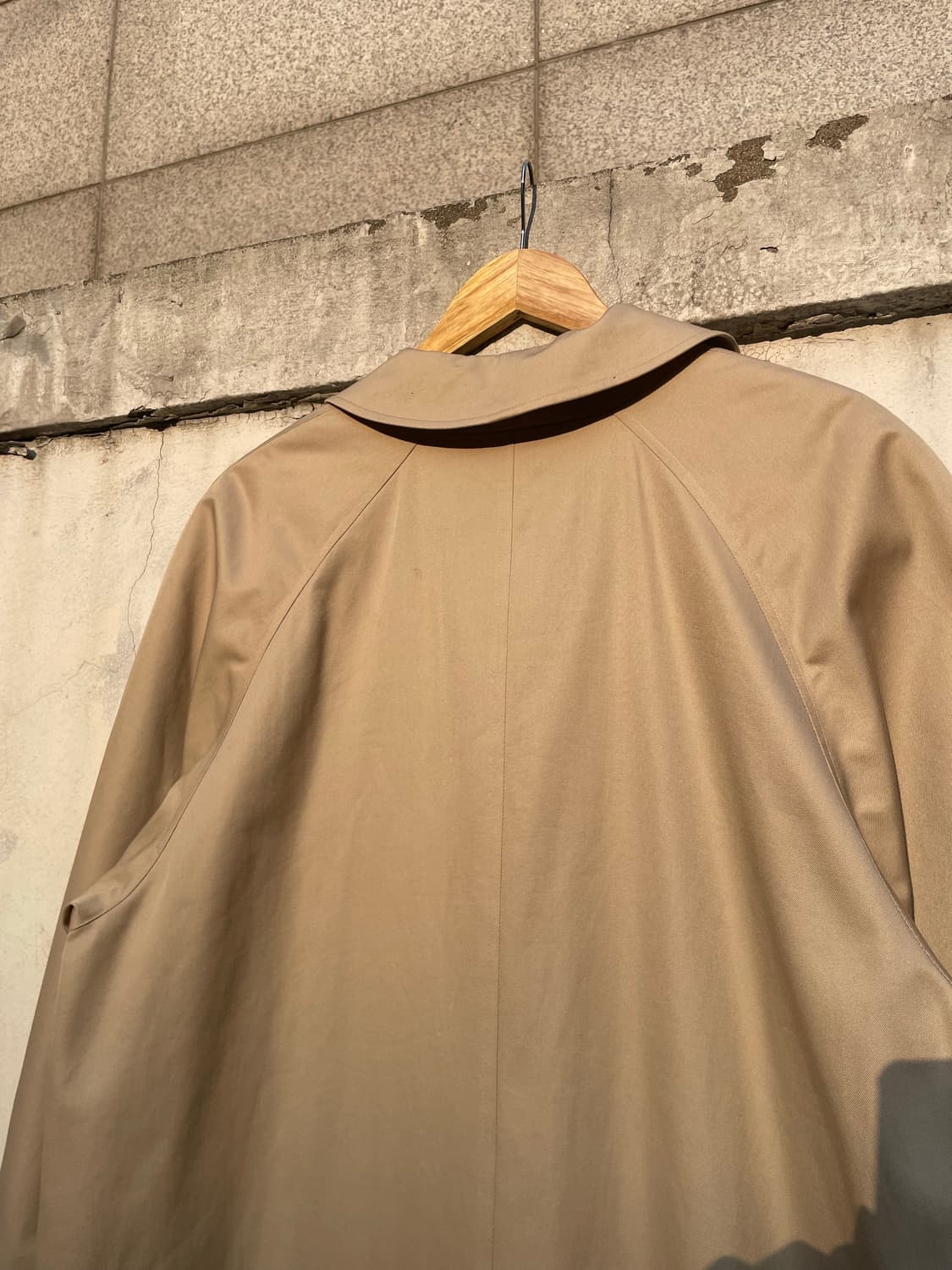 Burberrys Beige Balmacaan Coat  상품이미지5