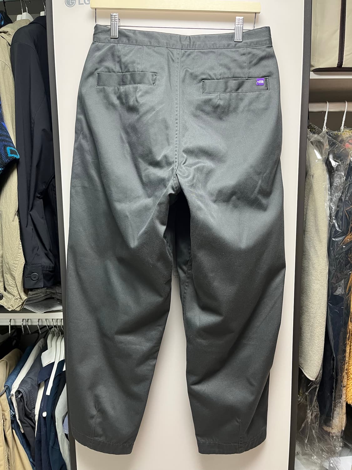 노스페이스 퍼플라벨 와이드 테이퍼드 치노 필드팬츠 그레이 30 상품이미지2