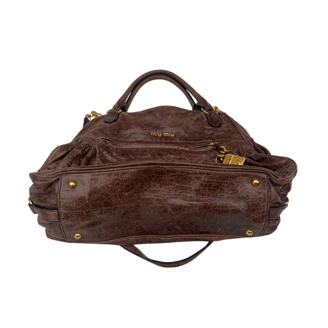 미우미우 2-way 레더 모터백 상품이미지5