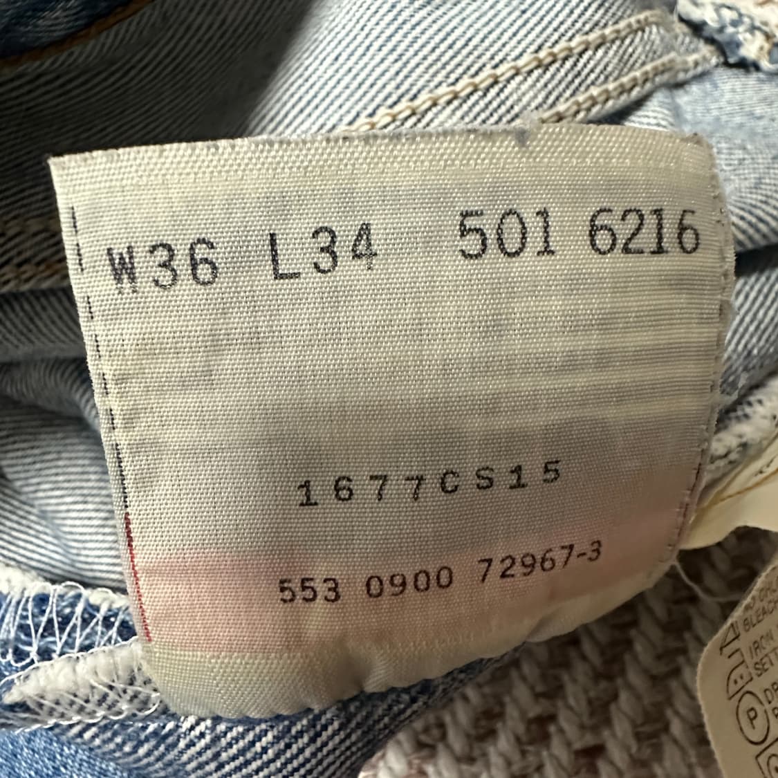 LEVI'S 501 00's usa made denim pants 상품이미지4