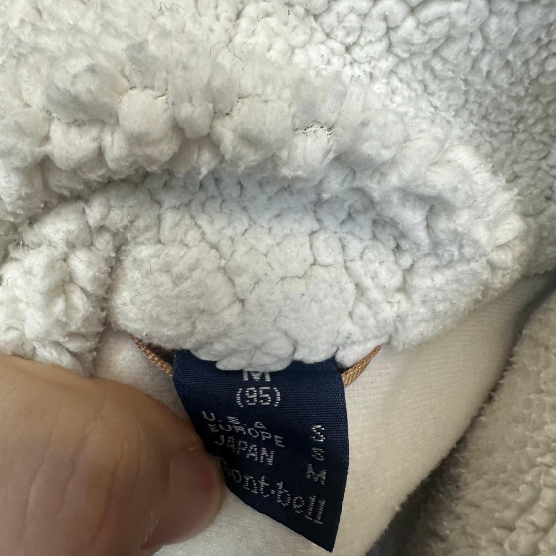 몽벨 화이트플리스자켓 95 상품이미지3