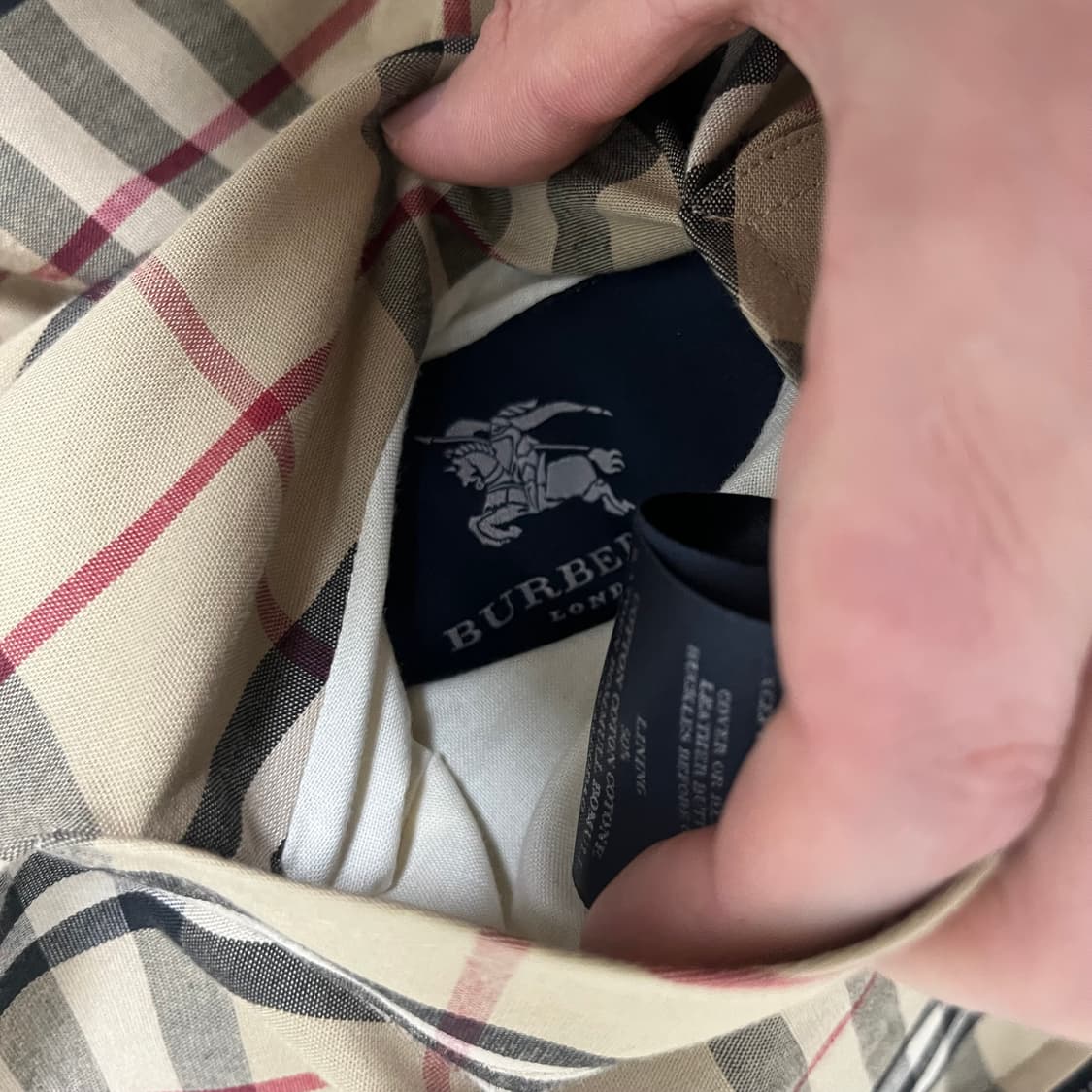 [정품]버버리(Burberry)노바체크 리버시블 헤링턴 자켓 상품이미지8